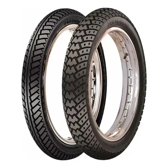 Par Pneu 275/18 E 100/90-18 Predator S/ Câmara Maggion