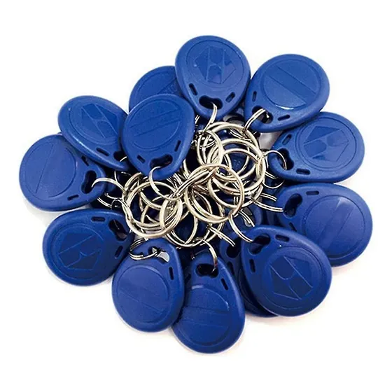 100 Piezas Llavero Tag Rfid 125khz Codigo Id Grabado
