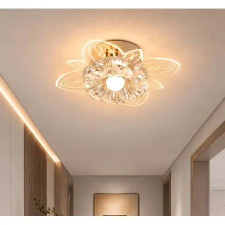 Luminária De Teto Led,Luzes LED em formato de pétala , Luminária Moderna, luz led quarto, luzes de corredor , Luz Quente 2700K, Luminária De Teto Moderna E Luxuosa, Bivolt 110-265V