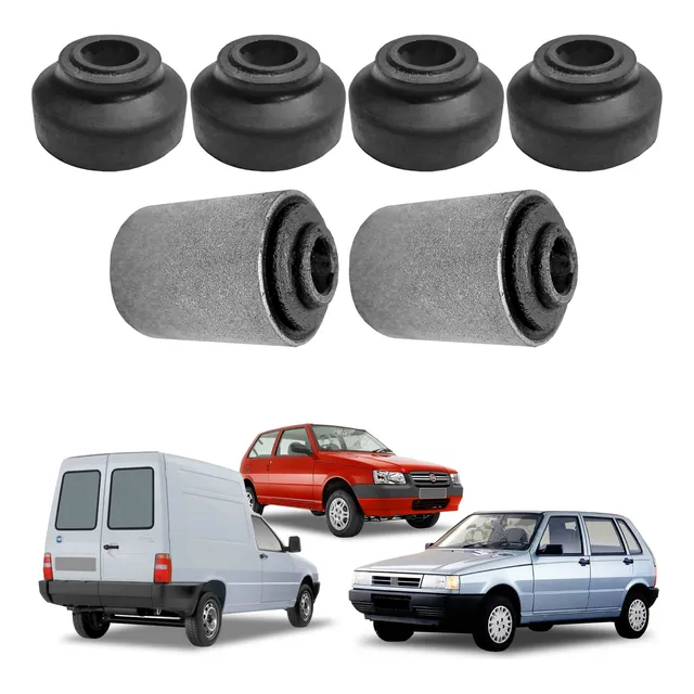 Kit Bucha Tensor Braço Oscilante Uno Fiorino Elba 89 A 2013