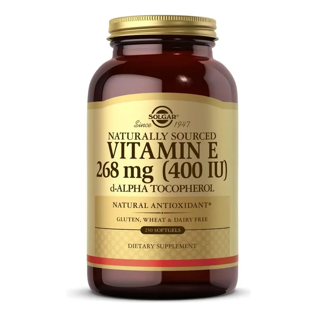 Solgar Vitamina E 268 Mg (400 Ui) - 250 Cápsulas Blandas - V