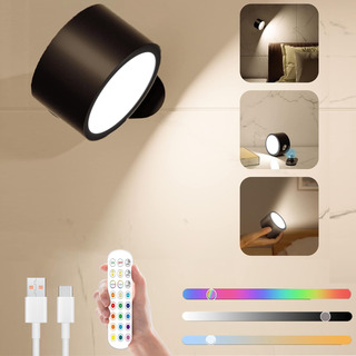 Lámpara De Pared Recargable Luz Noche Rgb Para Sala Escalera Lámpara De Pared Recargable Luz Noche Rgb Para Sala Escalera
