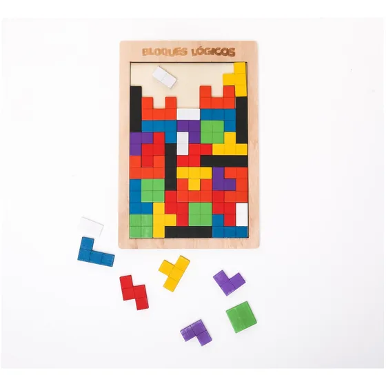 Juego Bloques Lógicos Destreza Habilidad Material Didáctico.