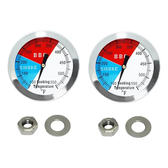 Term Ometro Sensor Mango Acero Inoxidable Rwb Para Grill On