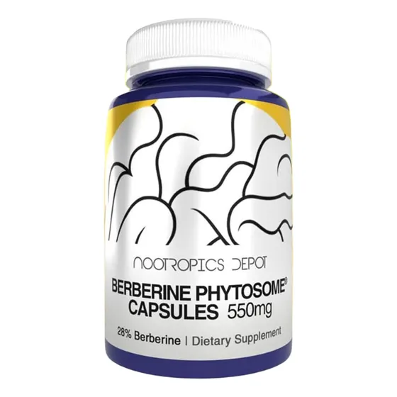 Suplemento Berberina 550mg 180 Capsulas Nootropics