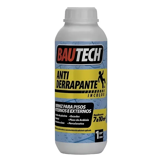 Verniz Antiderrapante Bautech 1l Piso E Porcelanato Fosco