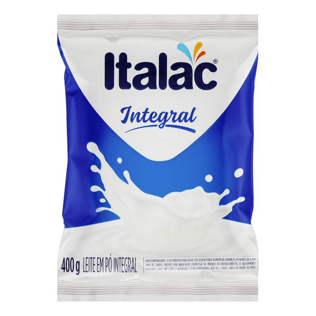 Leite Pó Integral Italac Pacote 400g Leite Pó Integral Italac Pacote 400g