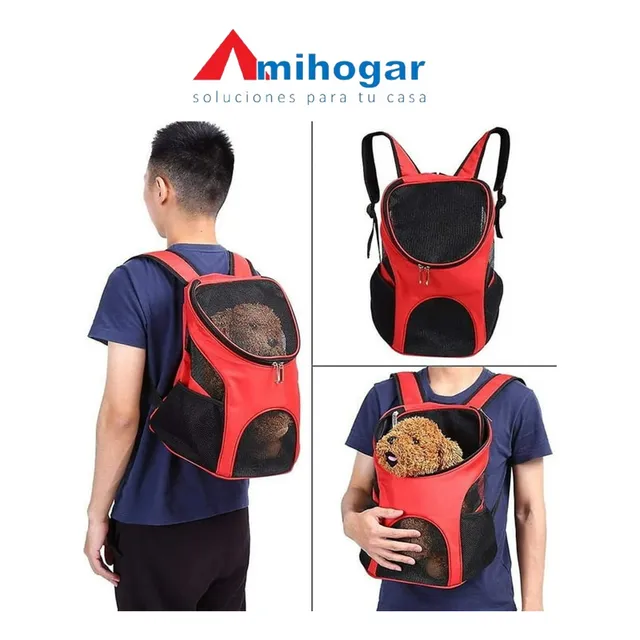 Bolso Con Malla Para Transportar Mascotas