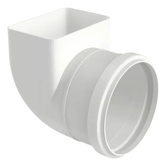 Canaleta Codo A 90o Transición 110 Tigre Aquapluv Style Pvc