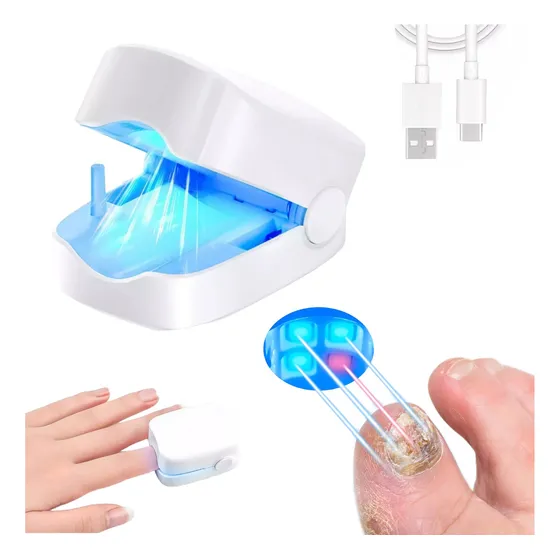 Dispositivo Láser Para El Tratamiento De Micosis Y Hongos En Las Uñas De Color Blanco