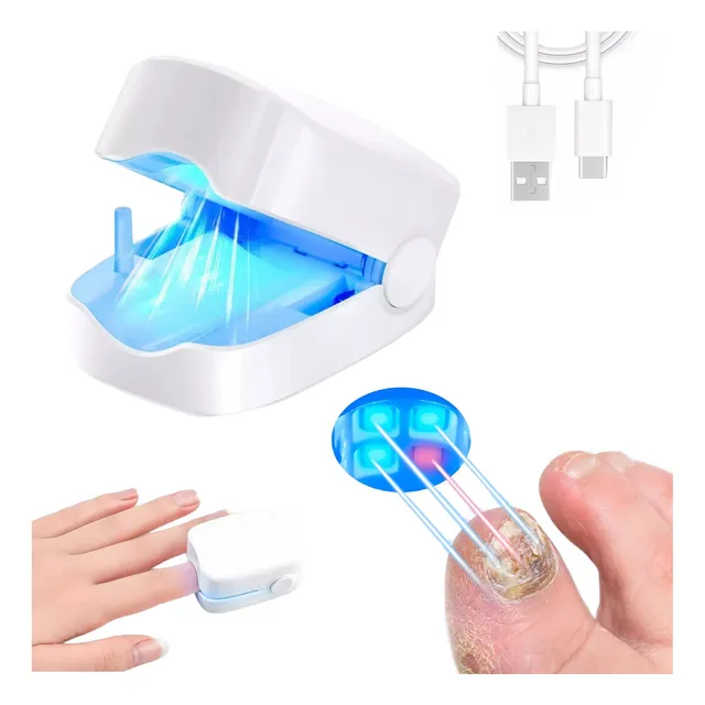 Dispositivo Láser Para El Tratamiento De Micosis Y Hongos En Las Uñas De Color Blanco
