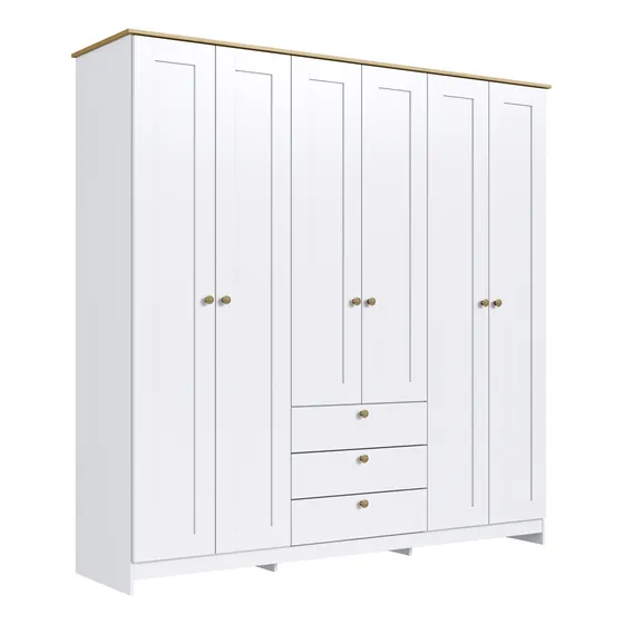 Ropero Placard Americano 6 Puertas 4 Cajones Dormitorio 
