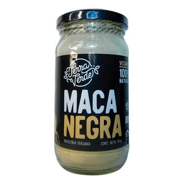 Maca Negra Peruana Orgánica Terra Verde - 200 Gramos