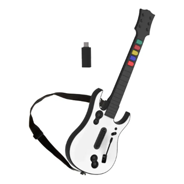 Controlador De Guitarra De Jogo Sem Fio De 2,4 G Para Pc Ps3
