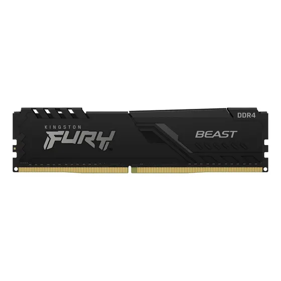 Memoria RAM Fury Beast gamer color negro 16GB 1 Kingston KF432C16BB/16