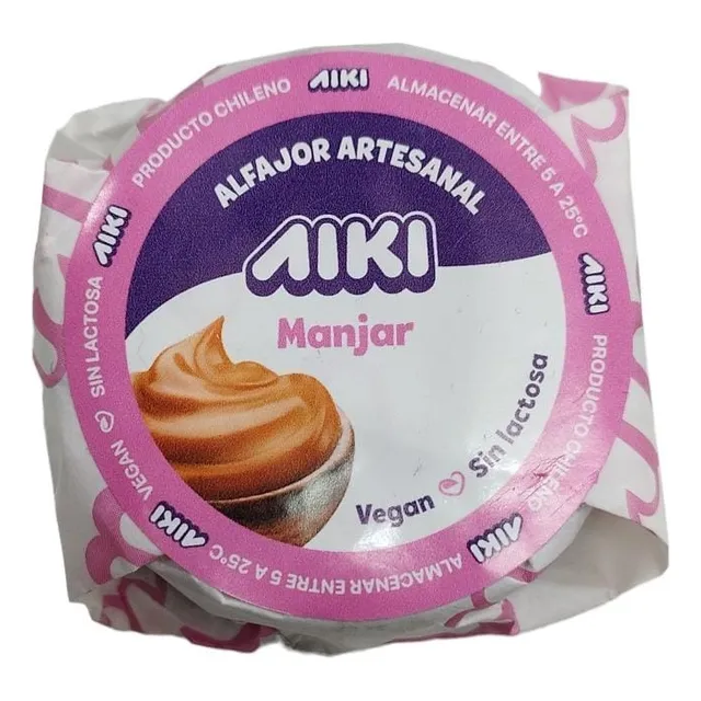 Alfajor Vegano Relleno De Manjar - 6 Und