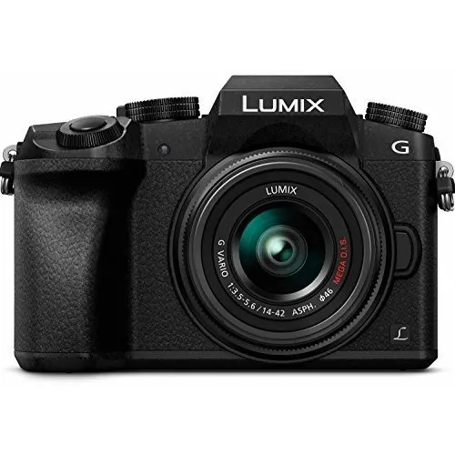 Camara Sin Espejo Panasonic Lumix G7 4k, Con 14-42mm Mega O.