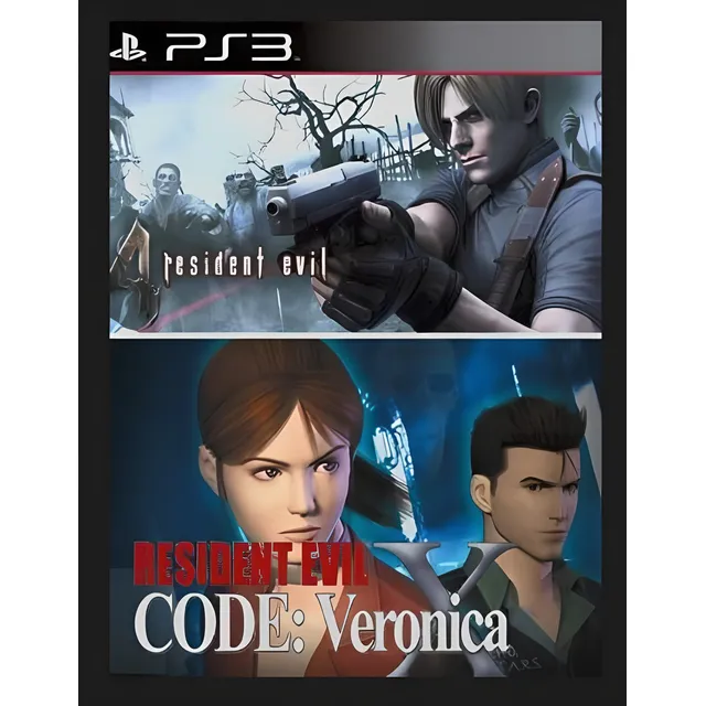 Resident Evil Code Veronica X + Re 4hd Ps3 Juego Original