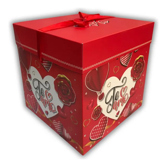 Caja Regalo Sorpresa Fiesta Amor Amistad Novios Love Corazon