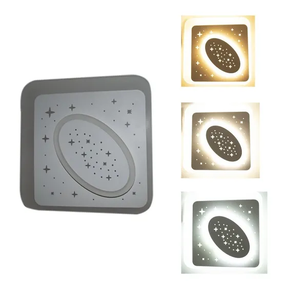 Lampara Led Decorativa 60w Carcasa Blanca