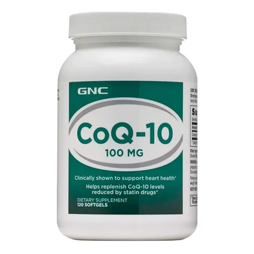 Gnc Coq-10 100 mg 120 cápsulas blandas de larga vida útil, sabor sin sabor