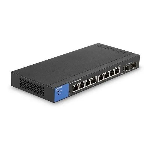 Switch Linksys 8-ptos Administrado Gigabit 2 Ptos 1g Sfp /vc
