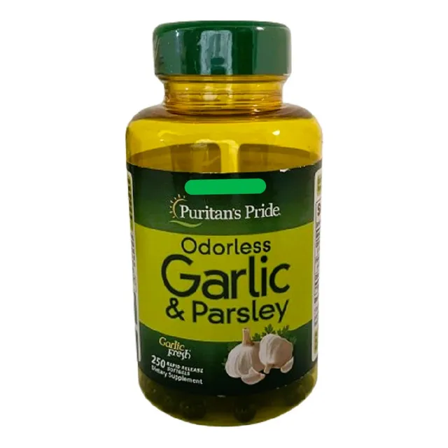 Garlic  & Parsley  250 Softgels   Puritans Pride