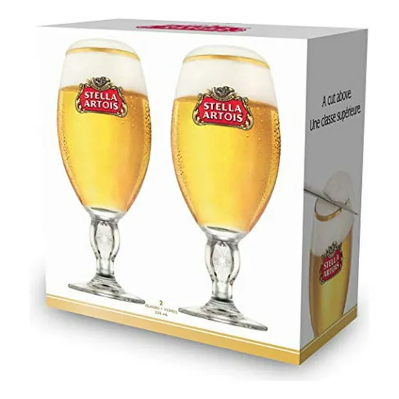 Set De Regalo Stella Artois - 2 Copas Oficiales - Capacidad 