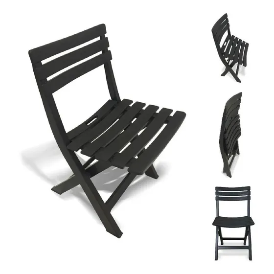 Cadeira Arqplast Dobrável 25671 Preta 110kg