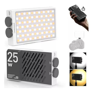 Luz De Vídeo Para Cámara Cm25 Led 25w 2700-6200k Recargable Luz De Vídeo Para Cámara Cm25 Led 25w 2700-6200k Recargable