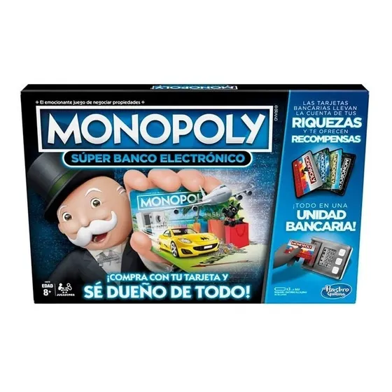 Monopolio Banco Electronico Monopoly E Banking 100% Hasbro