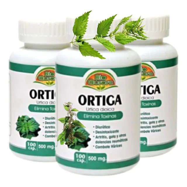 Ortiga Pack 3 Frascos 300 Cápsulas Con Registro S. Original