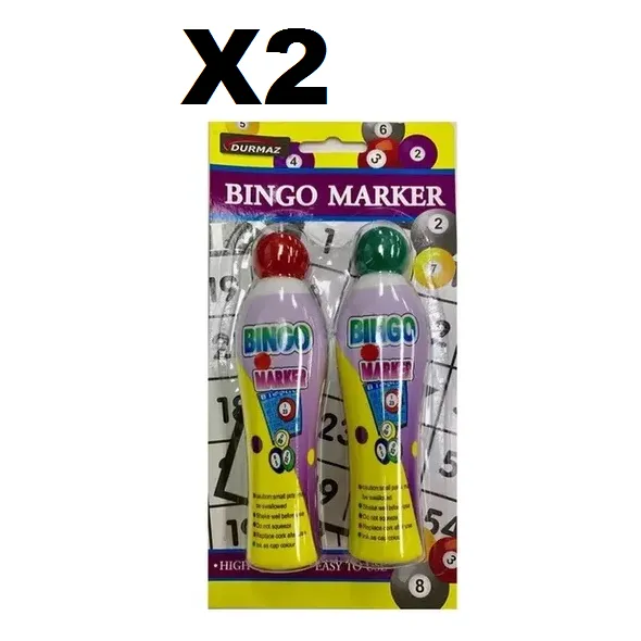 Marcadores Bingo Durmaz Tinta Variada Juego De Mesa Juguete