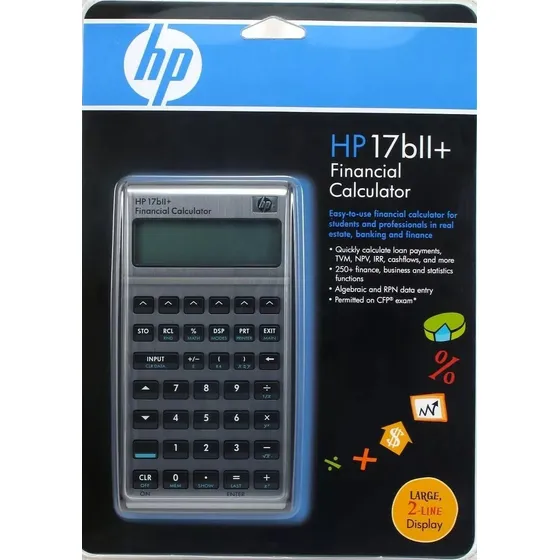 Calculadora Financiera Hp 17bii+