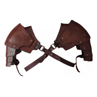 2 Hombro Medieval Pauldron Cubierta De Hombro Capa Arnés 2 Hombro Medieval Pauldron Cubierta De Hombro Capa Arnés