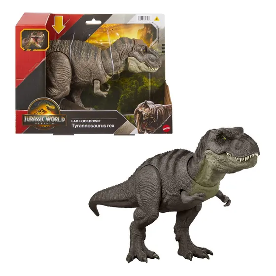Jurassic World Rebirth Lab Lockdown Tyrannosaurus Rex Ataque