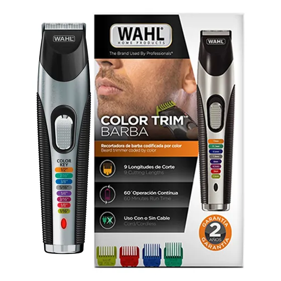 Máquina De Afeitar Barba Rasuradora Recargable Wahl Color