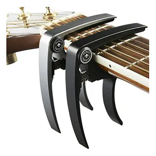 Capo De Guitarra (2 Unidades) - Aluminio Ligero - , Negro+pl Capo De Guitarra (2 Unidades) - Aluminio Ligero - , Negro+pl