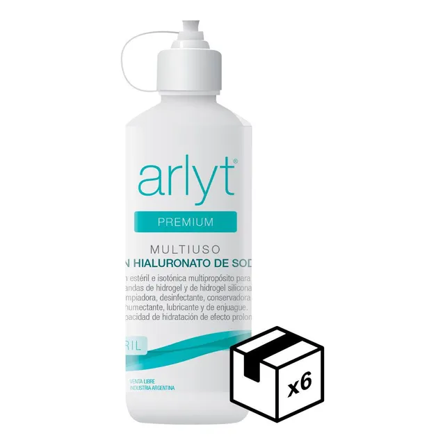 Pack 6 Arlyt Premium Solución Multipropósito Estéril 360ml