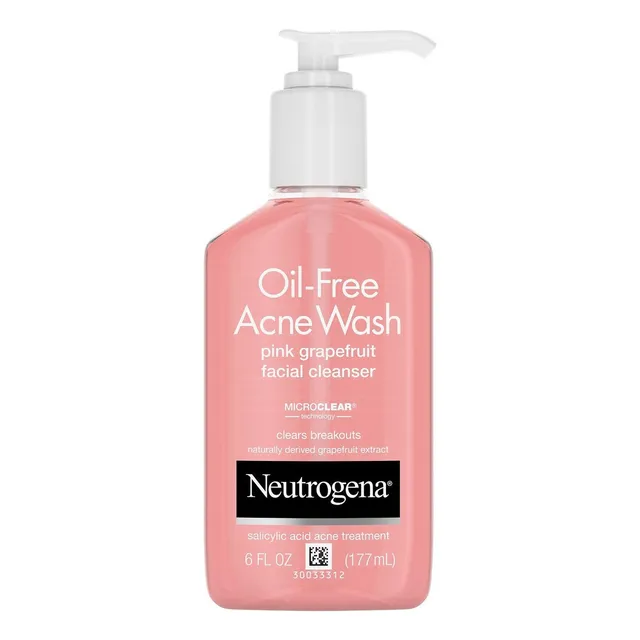 Gel Limpiador Facial Neutrogena Oil free Toronja Ácido Salicílico 177 ml Neutrogena Oil Free día/noche para piel grasa de 177mL/177g 20+ años
