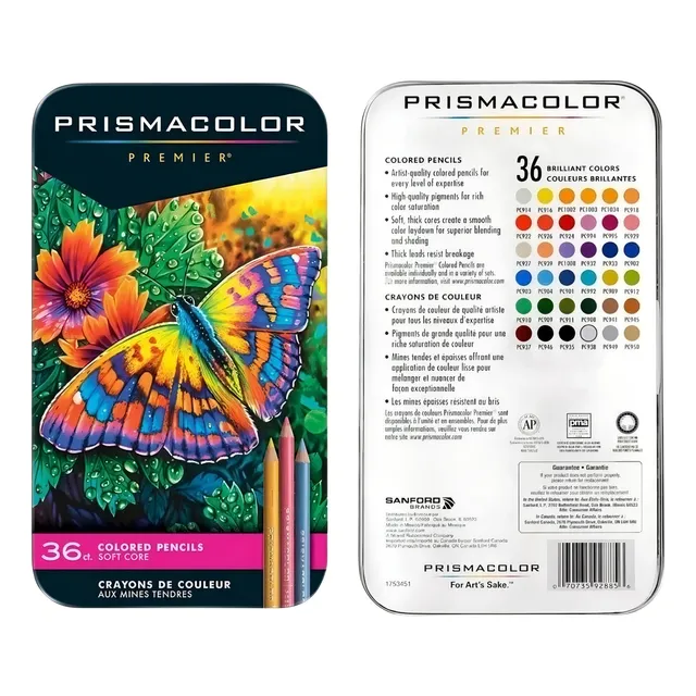 Lápices De Colores Prismacolor Premier Caja Con 36 Piezas