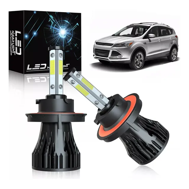 Kit De Faros Led H13 De 4 Lados, Blanco De 6000 K, Luz Alta
