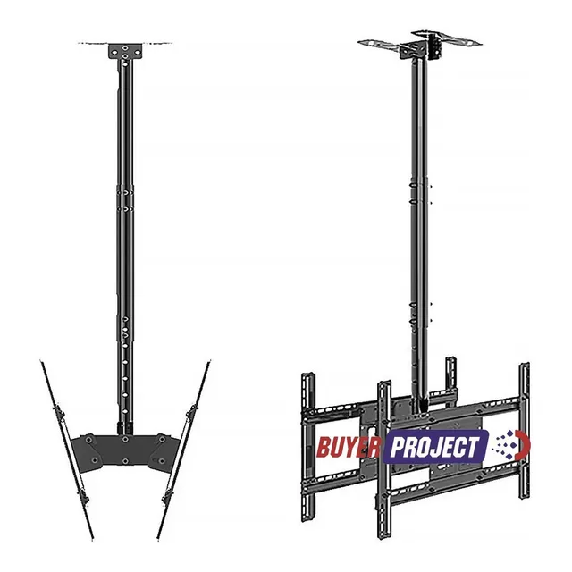 Soporte Techo Kaloc Doble Tv Lcd Led 32'' A 55'' Inc 15º 