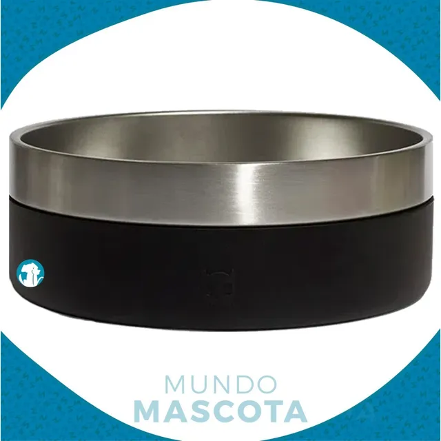 Comedero Perro Acero Inoxidable Y Antideslizante Zee Dog