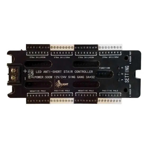 Fuente Centralizada Para Escaleras 12v Y 24v Con 2 Sensores