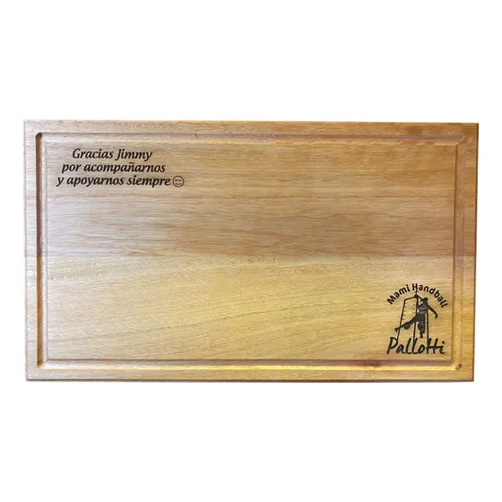 Tabla Asado 30x50 Cm Grande + Grabado Láser Personalizado