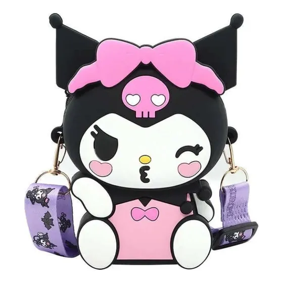 Bandolero Monedero De Kuromi Sanrio Cartera Silicón