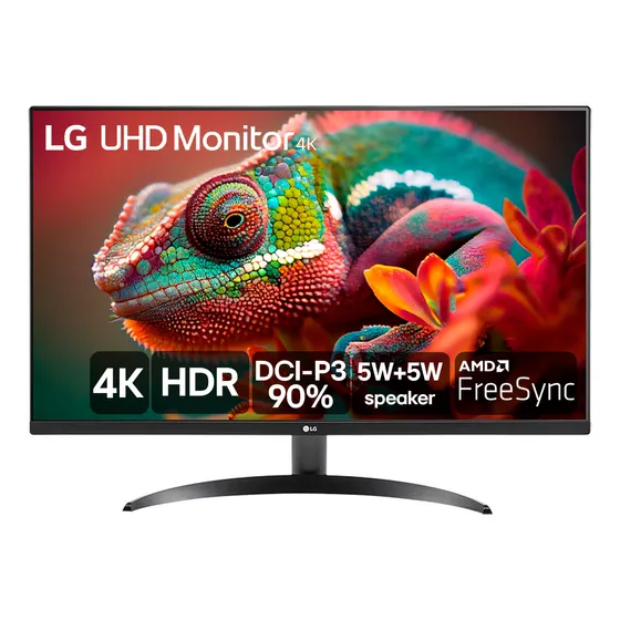 Monitor LG Ultra UHD 32'' 4K, HDMI, HDR10, AMD Free Sync, MaxxAudio, Dynamic Action Sync, Black Stabilizer - 32UR500-B