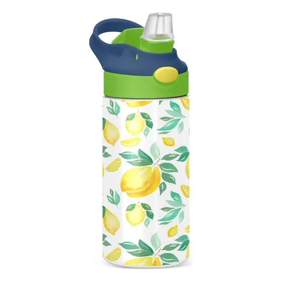 Botella Agua Acero Inoxidable Aislamiento Limon Para Niño S