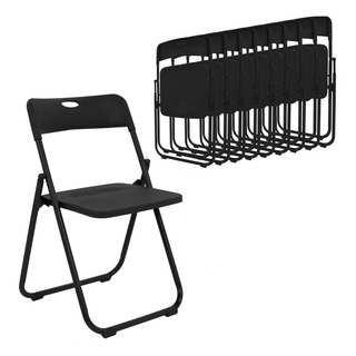 Set De 10 Sillas Plegables Exterior Fiesta Jardín Resistente Set De 10 Sillas Plegables Exterior Fiesta Jardín Resistente